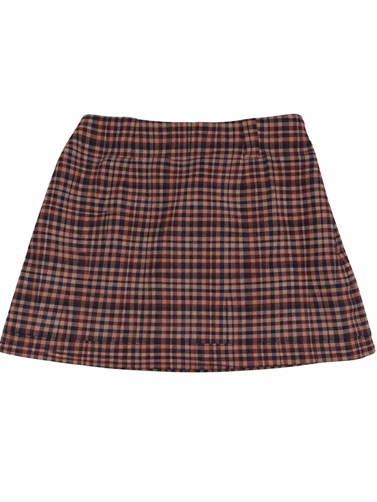 Abercrombie & Fitch Dresses & Skirts - Abercrombie & Fitch Checked Mini Skirt in Brown and Black